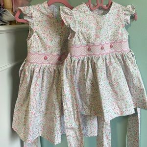Mountainbrook floral sister set 6 and 3